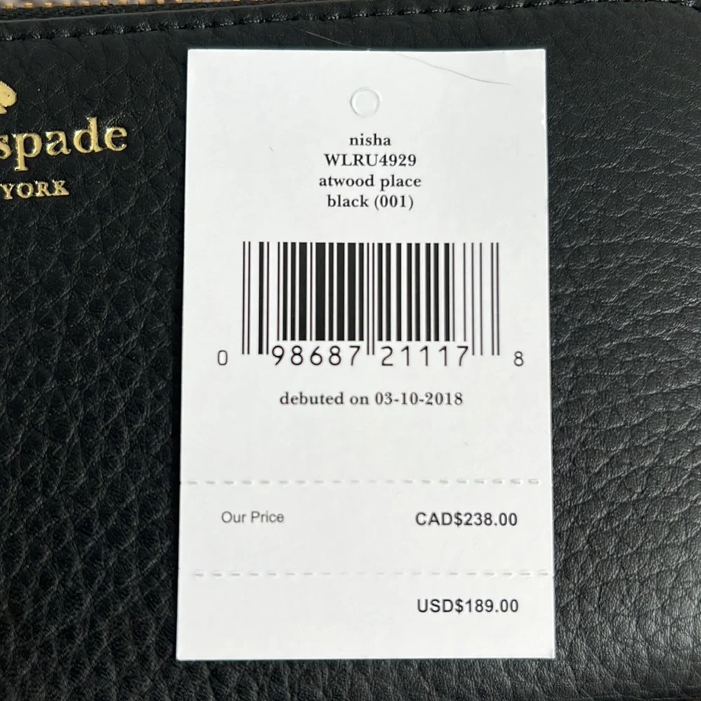 Black kate spade wallet - Picture 9 of 9